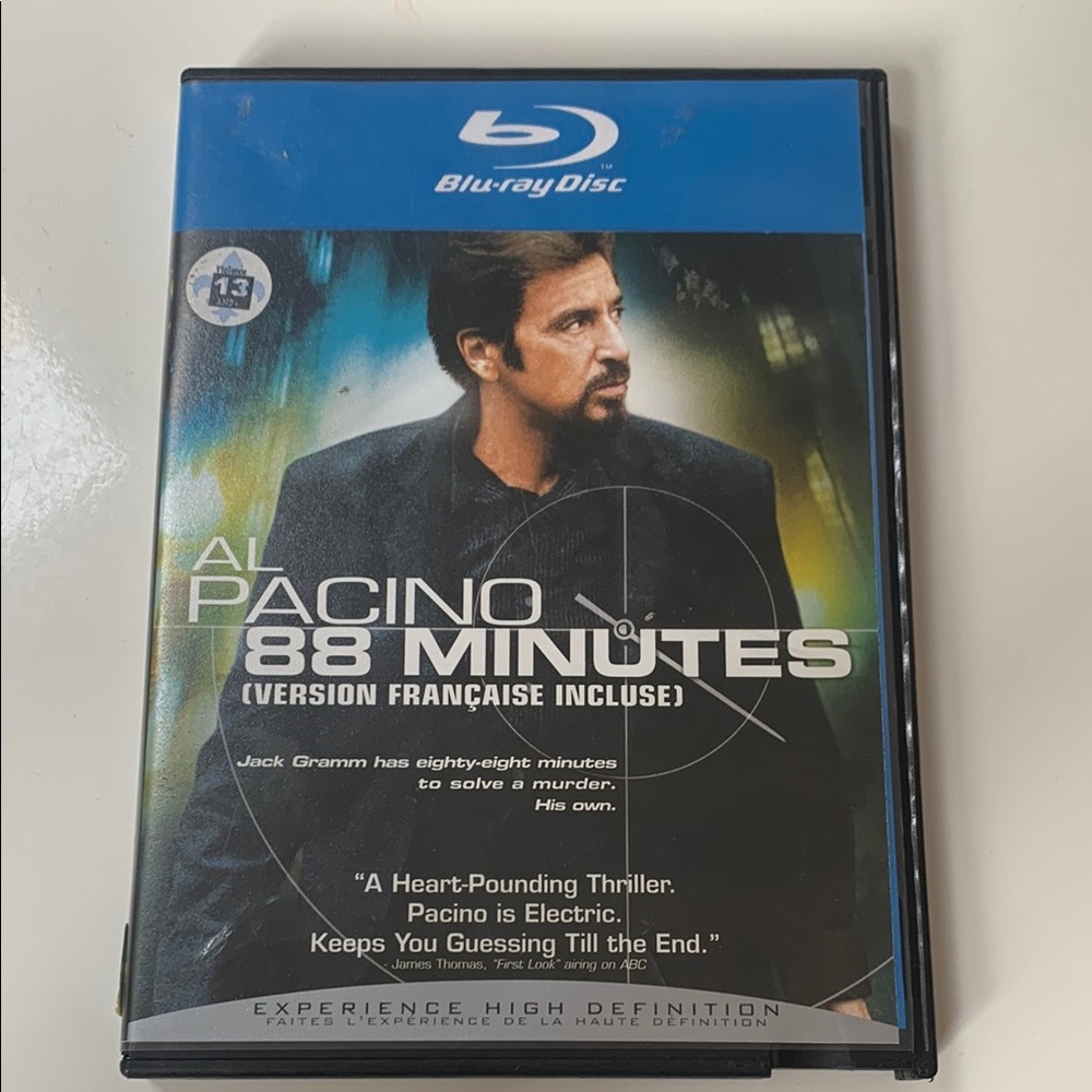 🍿2 for $20🍿 88 Minutes Blu-ray Disc